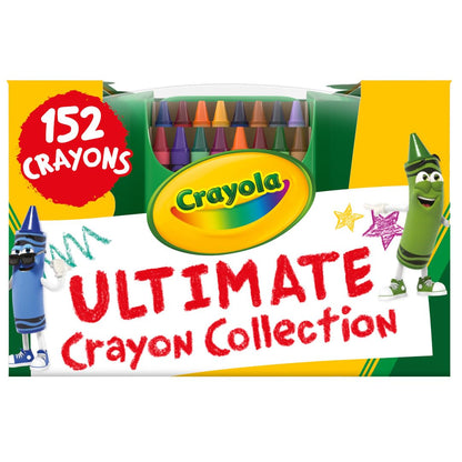 Crayola Ultimate Crayon Box Collection 152ct, Bulk School Supplies for Kids