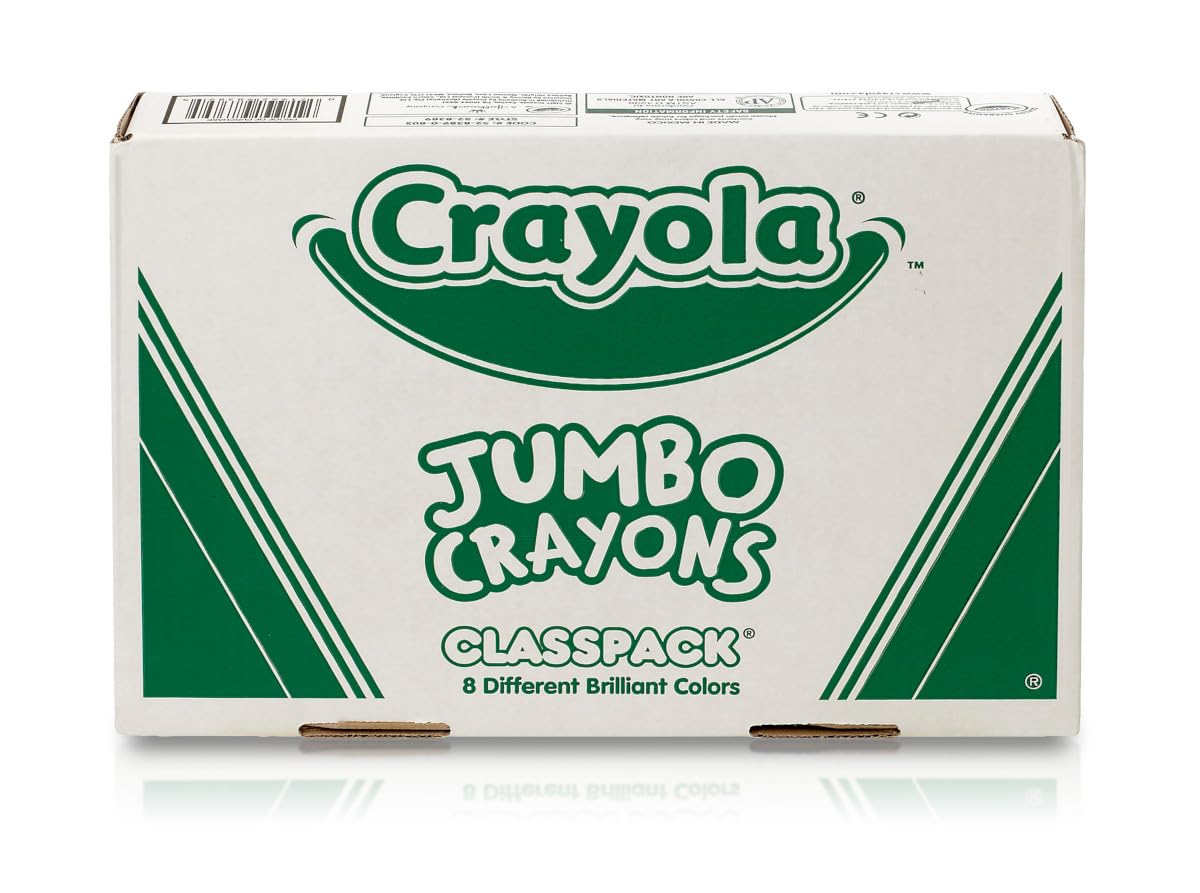 Crayola Crayon Classpack 400ct (8 Colors), Bulk School Supplies