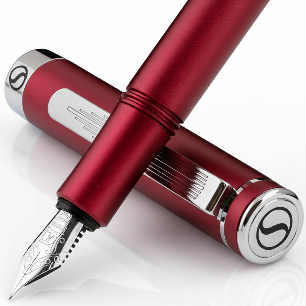 Scriveiner Gold Pocket Fountain Pen, Superb Luxury Pen Gift for Men & Women