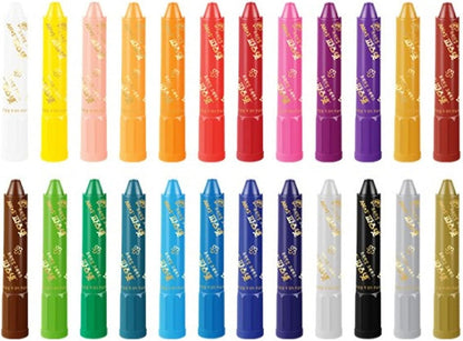 Amos Premium Non-toxic Silky Crayon Pasnet 24 Colors