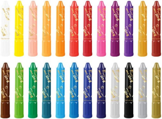 Amos Premium Non-toxic Silky Crayon Pasnet 24 Colors