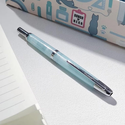 Lovely Ice Blue! JINHAO 20 Resin Press Fountain Pen F Nib Writing Ink Pen with Converter School Office Stationery Gift