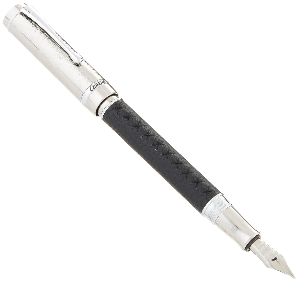 Conklin Duragraph Special Edition Fountain Pen Voyager - Broad Nib, Unique Writing Instrument with Birchwood Barrel
