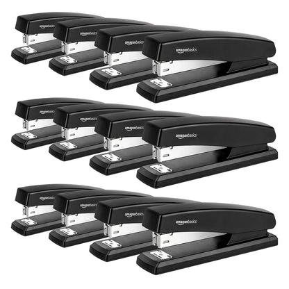Amazon Basics Standard Stapler Staples, 1/4" Length, 50000 Count, 10-Pack of 5000, Silver