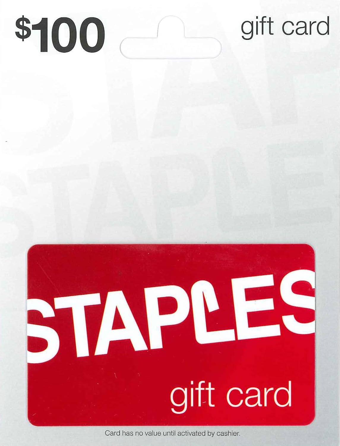 STAPLES Physical Gift Card - $50