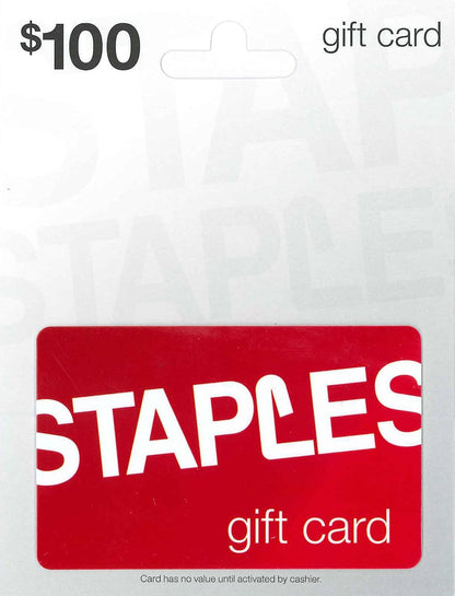 STAPLES Physical Gift Card - $50