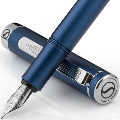 Scriveiner Gold Pocket Fountain Pen, Superb Luxury Pen Gift for Men & Women