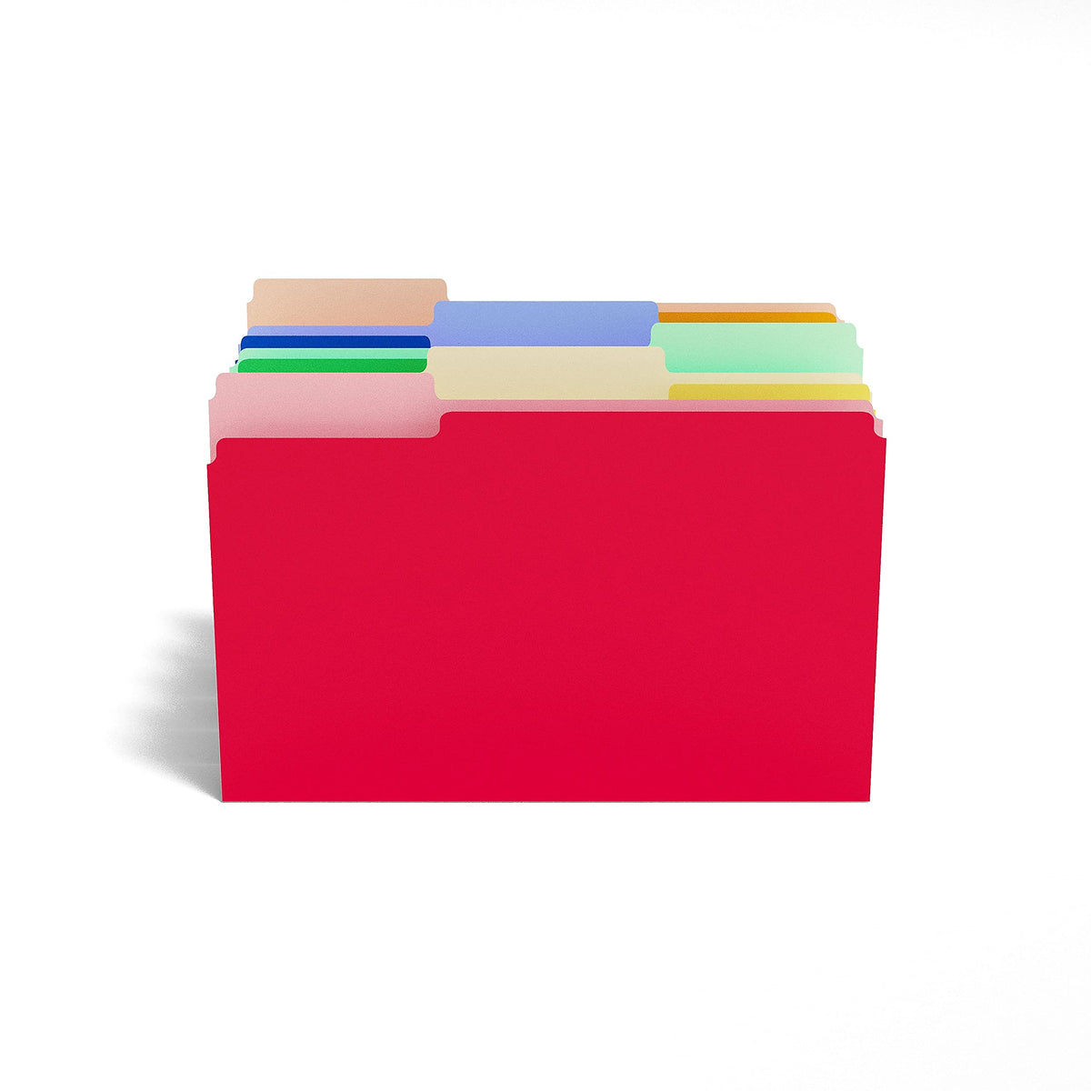 Staples File Folders, Letter Size, 1/3-Cut Tabs, Manila, 100/Pack
