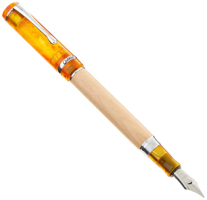 Conklin Duragraph Special Edition Fountain Pen Voyager - Broad Nib, Unique Writing Instrument with Birchwood Barrel
