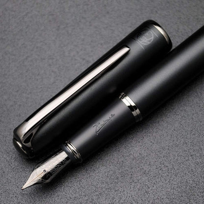 Picasso 916 Malage Fountain Pen Original Box New Version (Polar Night Black, Medium Nib 0.7mm)