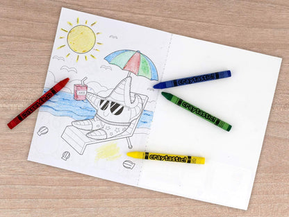 Craytastic! (264) Premium Bulk Crayons (6 Colors) for Schools, Classrooms, Restaurants, Offices, Crafts and More - Safety Tested Compliant with ASTM D-4236
