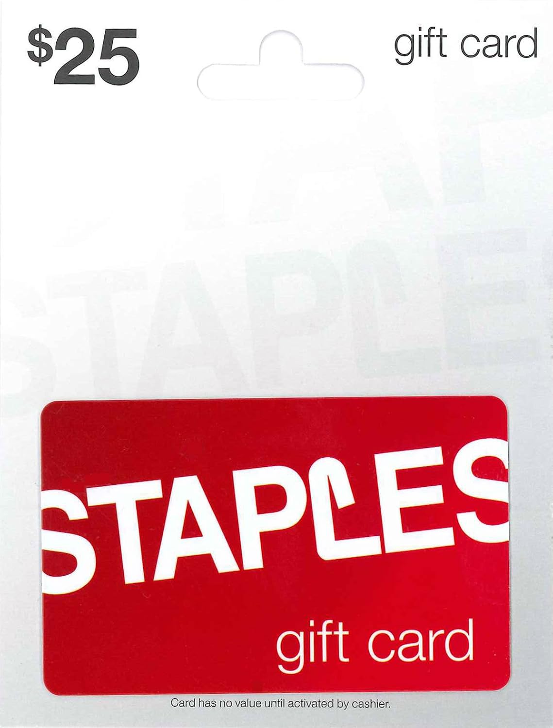STAPLES Physical Gift Card - $50