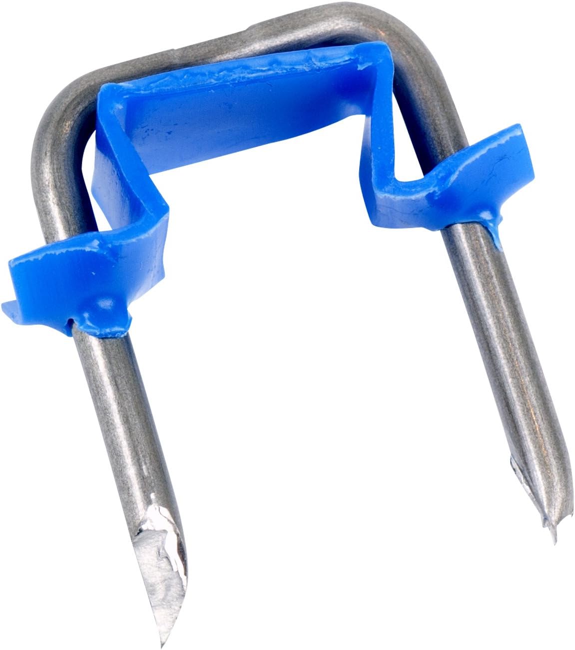 Gardner Bender MSI-550 Polyethylene Insulated Metal Staple, ½ Inch., 14/2 & 12/2 (NM) Non-Metalic Cable, 500 Pk., Blue