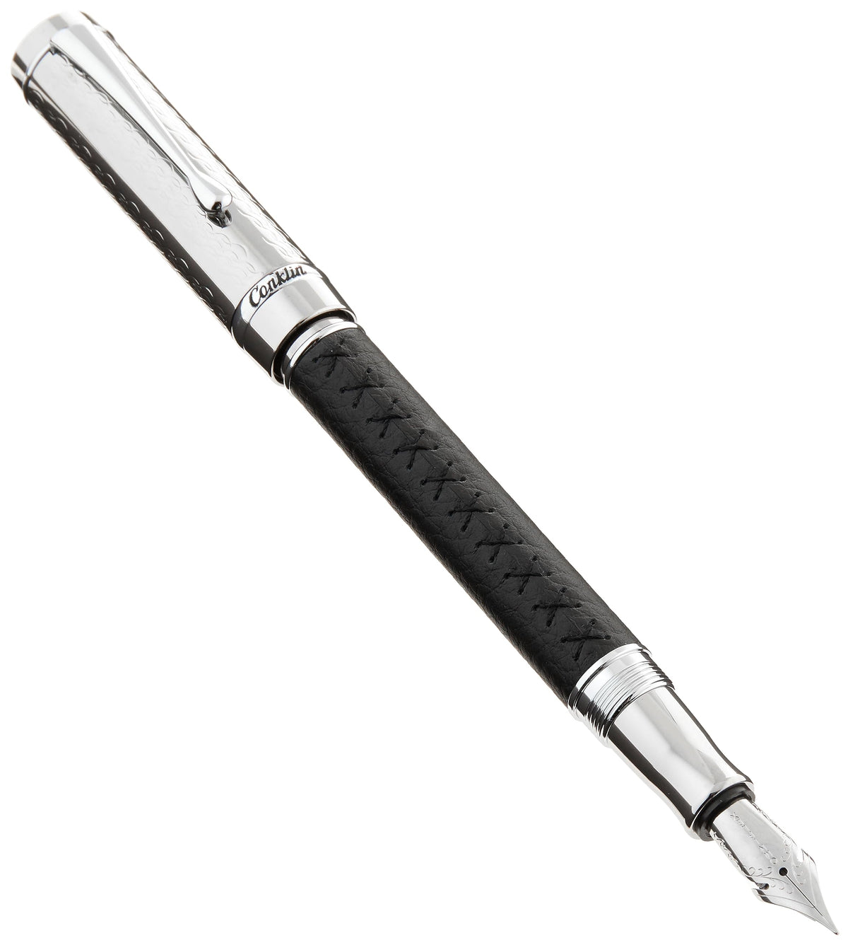 Conklin Duragraph Special Edition Fountain Pen Voyager - Broad Nib, Unique Writing Instrument with Birchwood Barrel