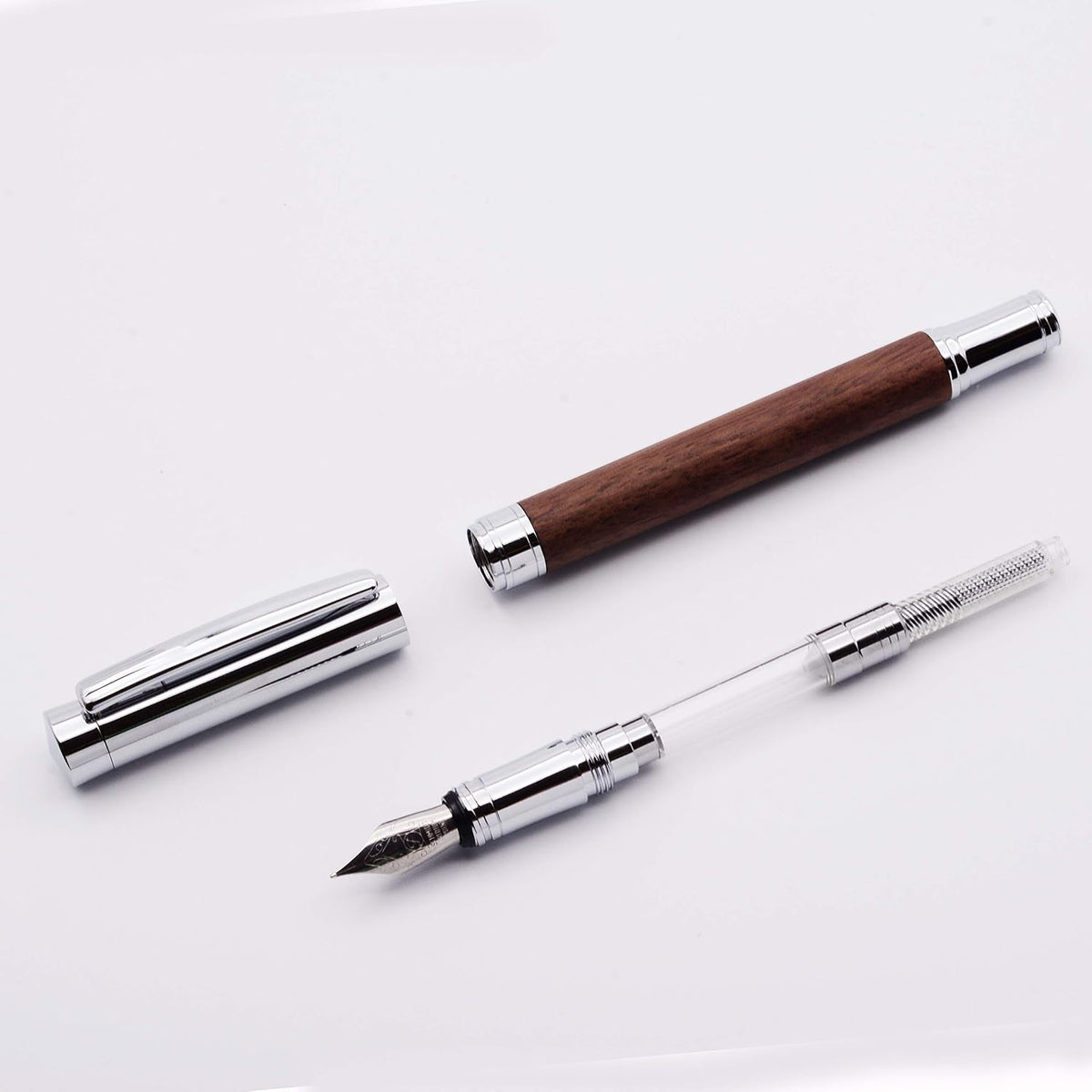 LACHIEVA LUX - International Size Fountain Pen Ink Converter- 6 PACK (Clear)