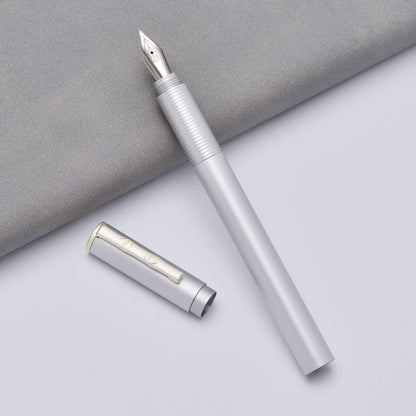 Hongdian Dark Blue Forest Fountain Pen Bent Nib Beautiful Tree Texture Excellent Metal Writing Pen