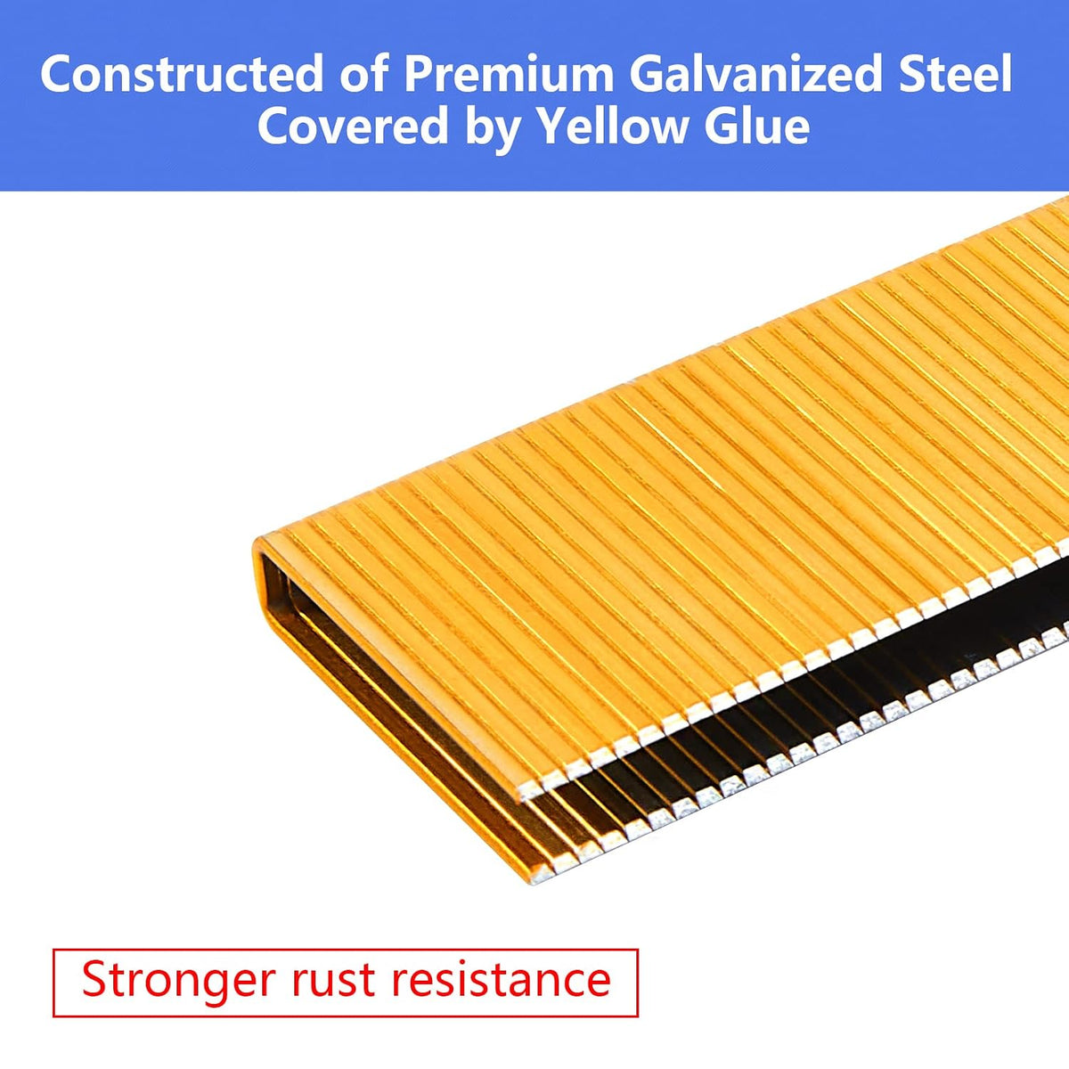 18GA 1/4" Narrow Crown Staples 1/2",3/4",1",1-1/4",1-1/2",2000 PCS