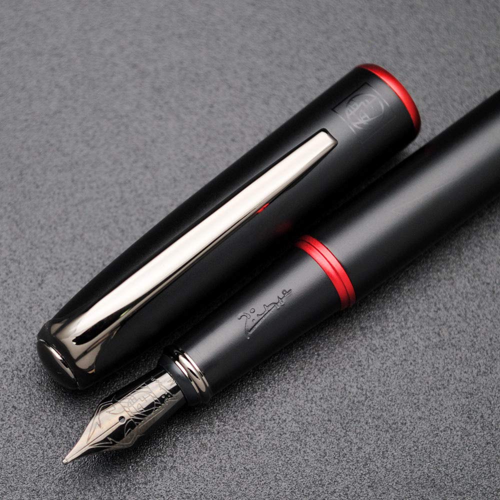 Picasso 916 Malage Fountain Pen Original Box New Version (Polar Night Black, Medium Nib 0.7mm)