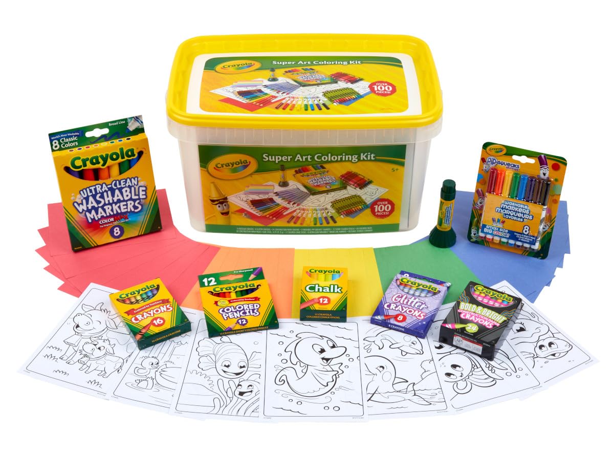 Crayola Ultimate Crayon Box Collection 152ct, Bulk School Supplies for Kids
