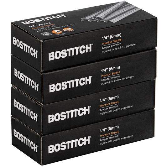 Bostitch B8 Staples 1/4 Inch PowerCrown Staples - Pack of 20,000
