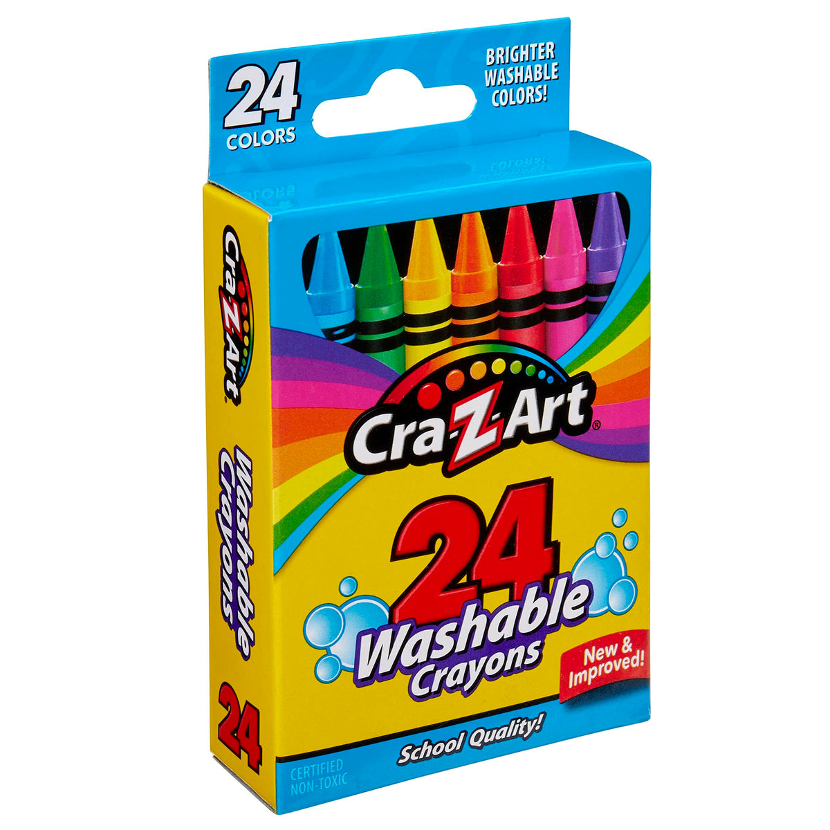 Cra-Z-Art Bulk Crayons, 12 Packs of 24 Count Washable Crayons, School Supplies, Classroom Supplies, Teacher Bulk Pack