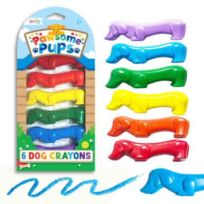 Ooly Jumbo Triangle Crayons for Toddlers, Set of 12