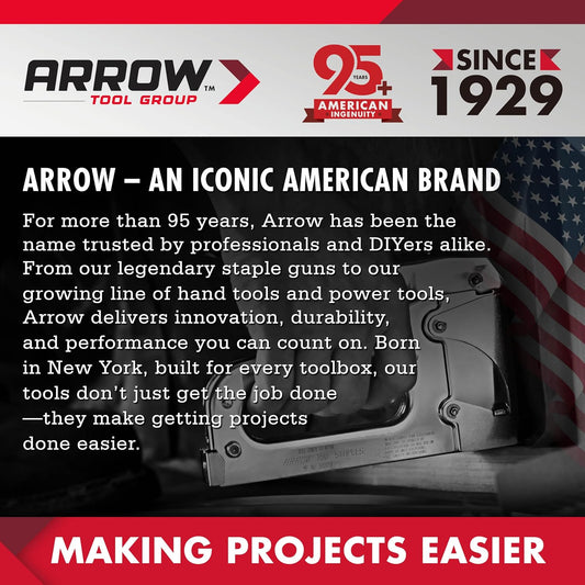 Arrow Fastener General-Purpose Staples Pack Set - Stainless Steel, T50 Compatible - 1/2" & 3/8"