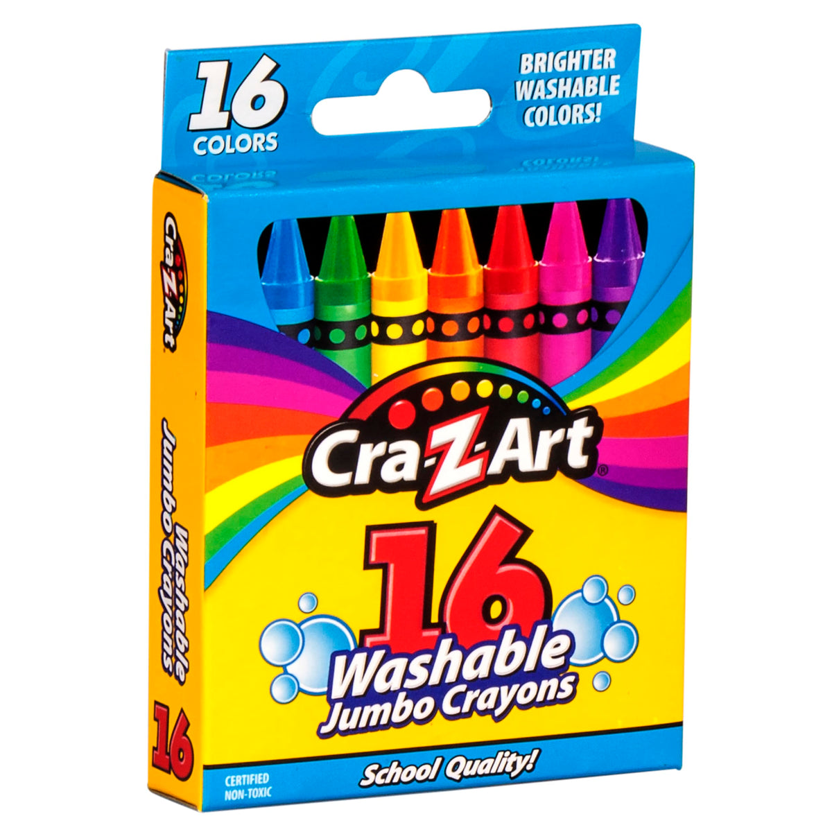 Cra-Z-Art Bulk Crayons, 6 Packs of 16 Count Washable Jumbo Crayons, School Supplies, Classroom Supplies, Teacher Bulk Pack