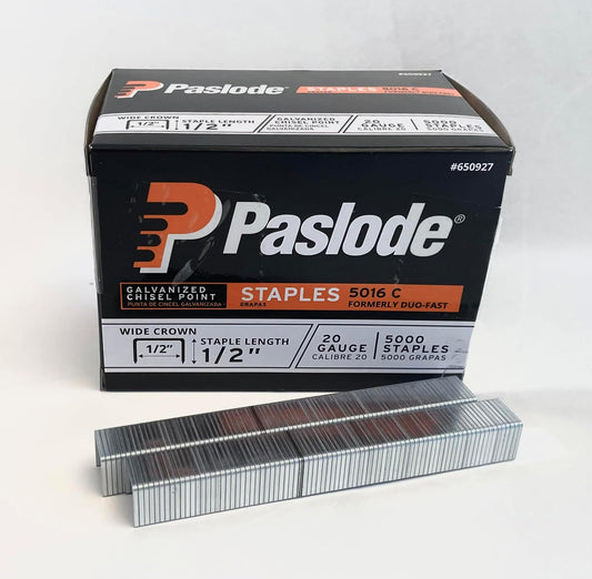 Duo-Fast 5016C 1/2" Length x 1/2" Crown 20 Gauge Staples 5000 per Pack (5223)