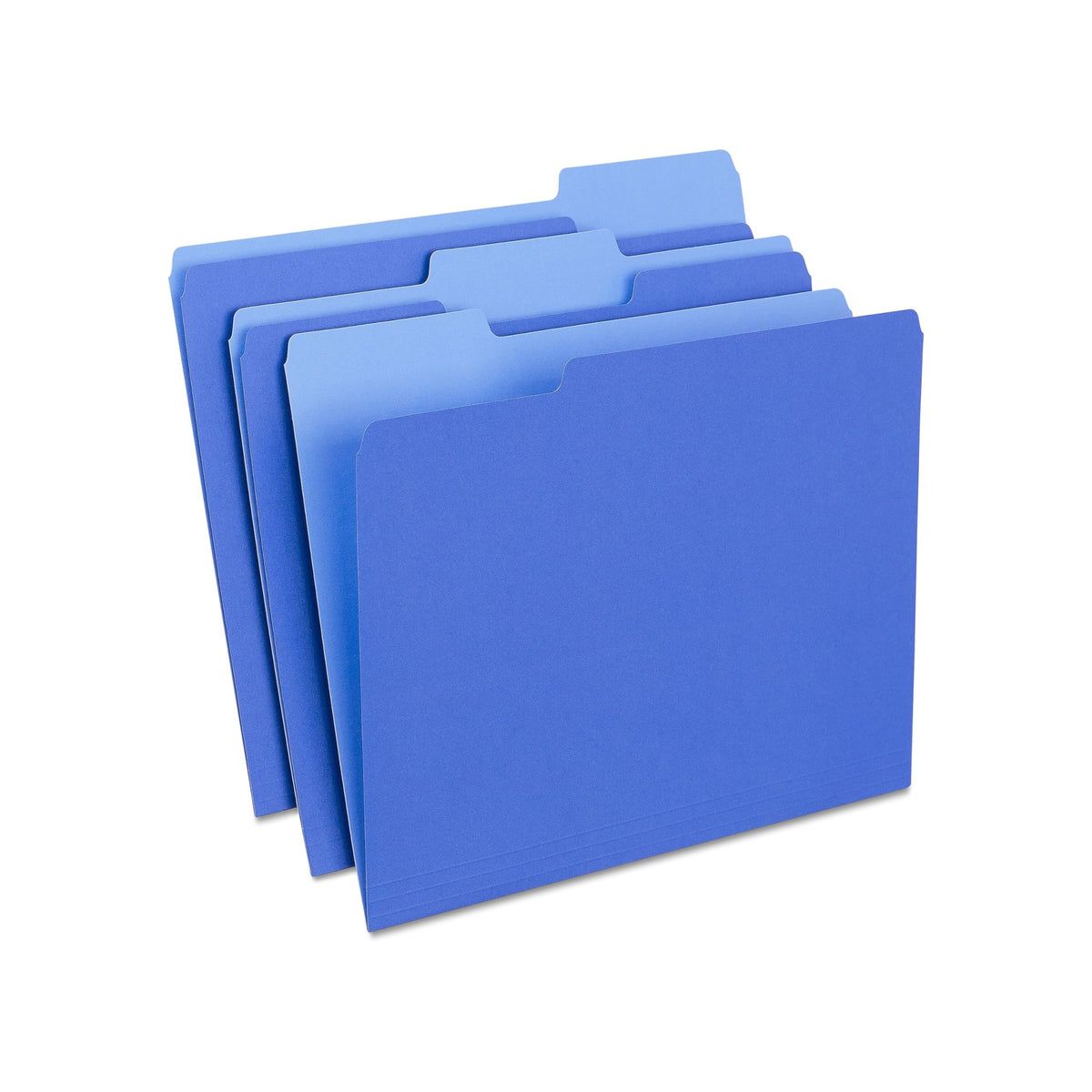 Staples File Folders, Letter Size, 1/3-Cut Tabs, Manila, 100/Pack
